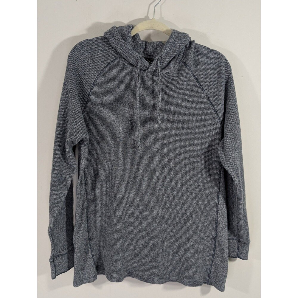 VINCE Men's Mouline Thermal 100% Pima Cotton Hoodie Sz XL Slim Fit Classic